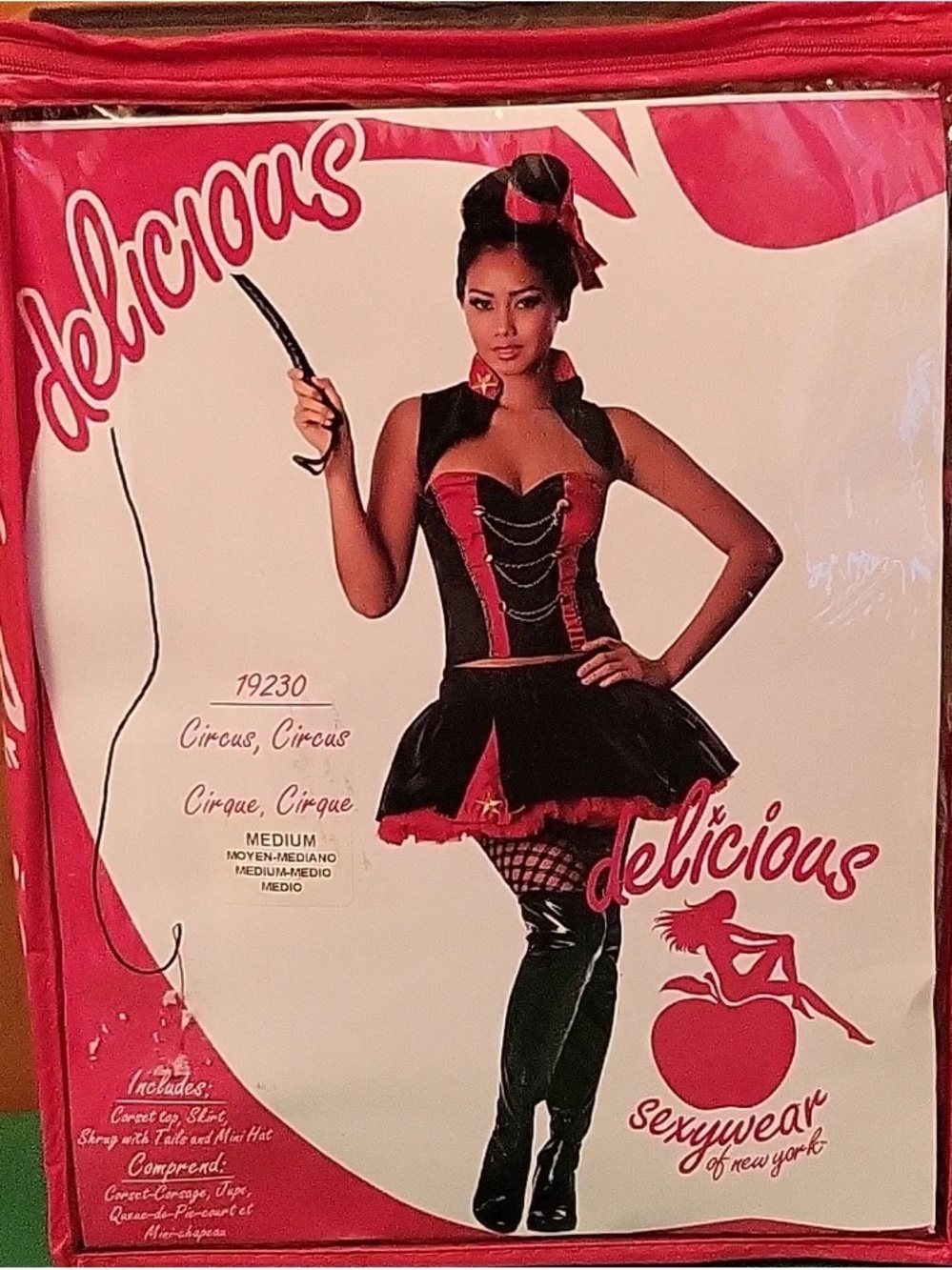 Delicious Circus Circus Red & Black Costume woman S